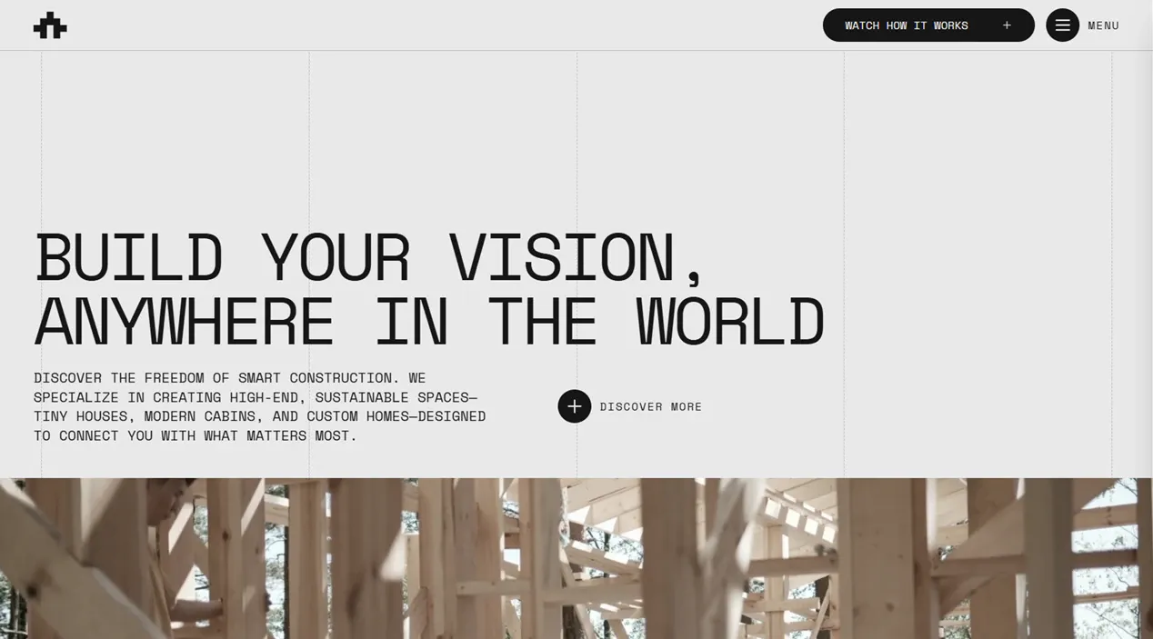 Bark Architecture template — Home view