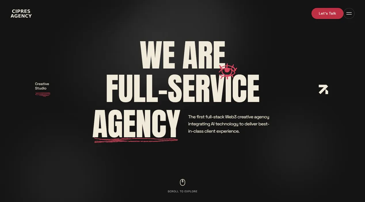 Cipres Agency template — Home view