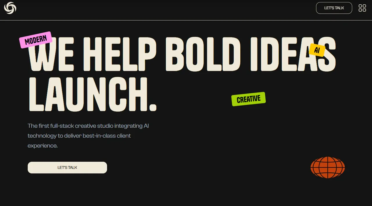 Banyan Studio template — Home view