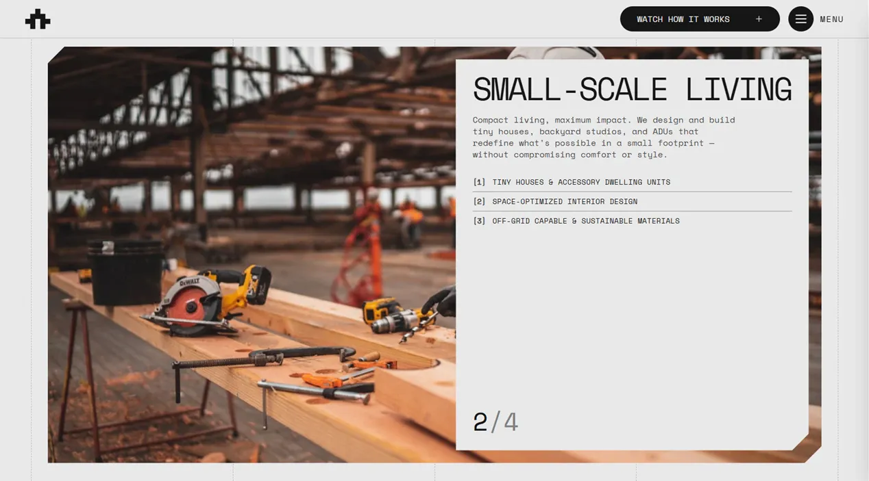 Bark Architecture template — Services view